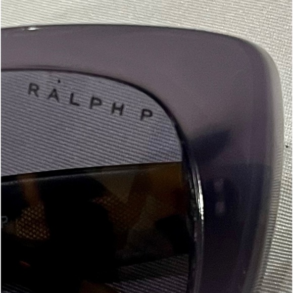 PREOWNED RALPH LAUREN RA 5190 SUNGLASSES ( NICE ) CAT EYE PURPLE TORTOISE - Picture 10 of 12